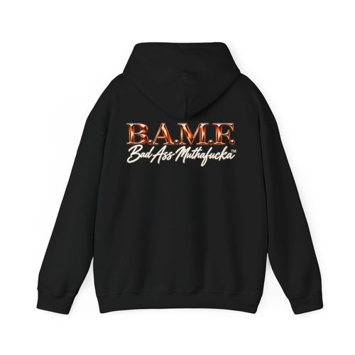 B.A.M.F. Flame Hoodie — "Bad Ass Muthafucka"