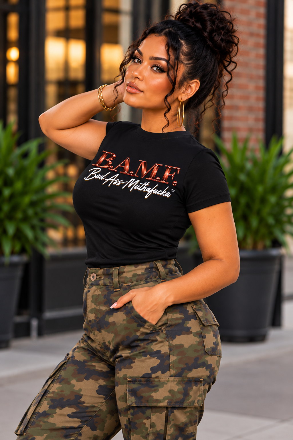 B.A.M.F. Women's Softstyle Tee